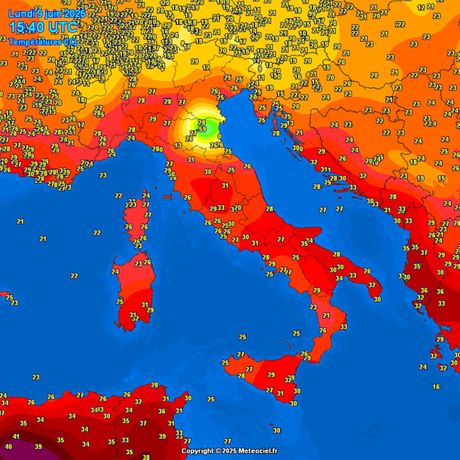 Trenutne temperature i satelitska slika Trenutne temperature i satelitska slika