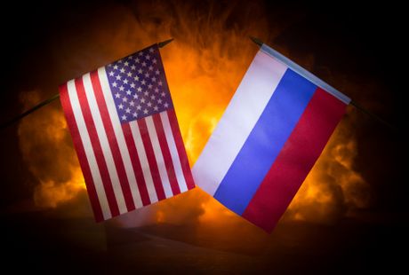 Amerika, SAD, USA , Rusija zastava, zastave Amerika, SAD, USA , Rusija zastava, zastave