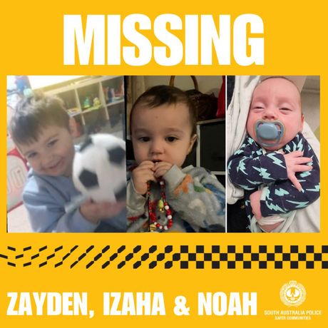 Australija nestala deca Zayden, Izaha, Noah Australija nestala deca Zayden, Izaha, Noah