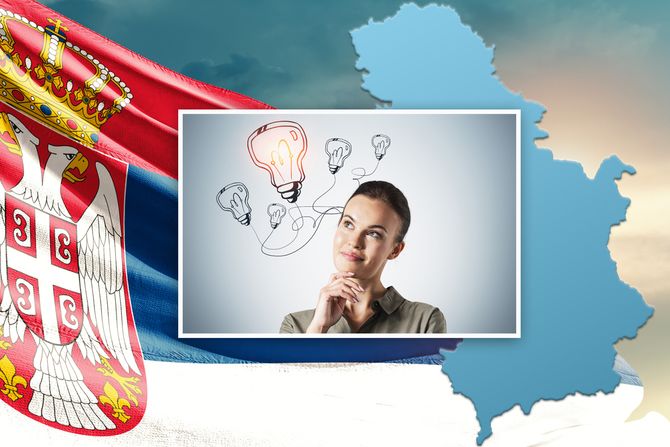 Razmišljanje , pametna žena, devojka, ideja, Srbija Razmišljanje , pametna žena, devojka, ideja, Srbija