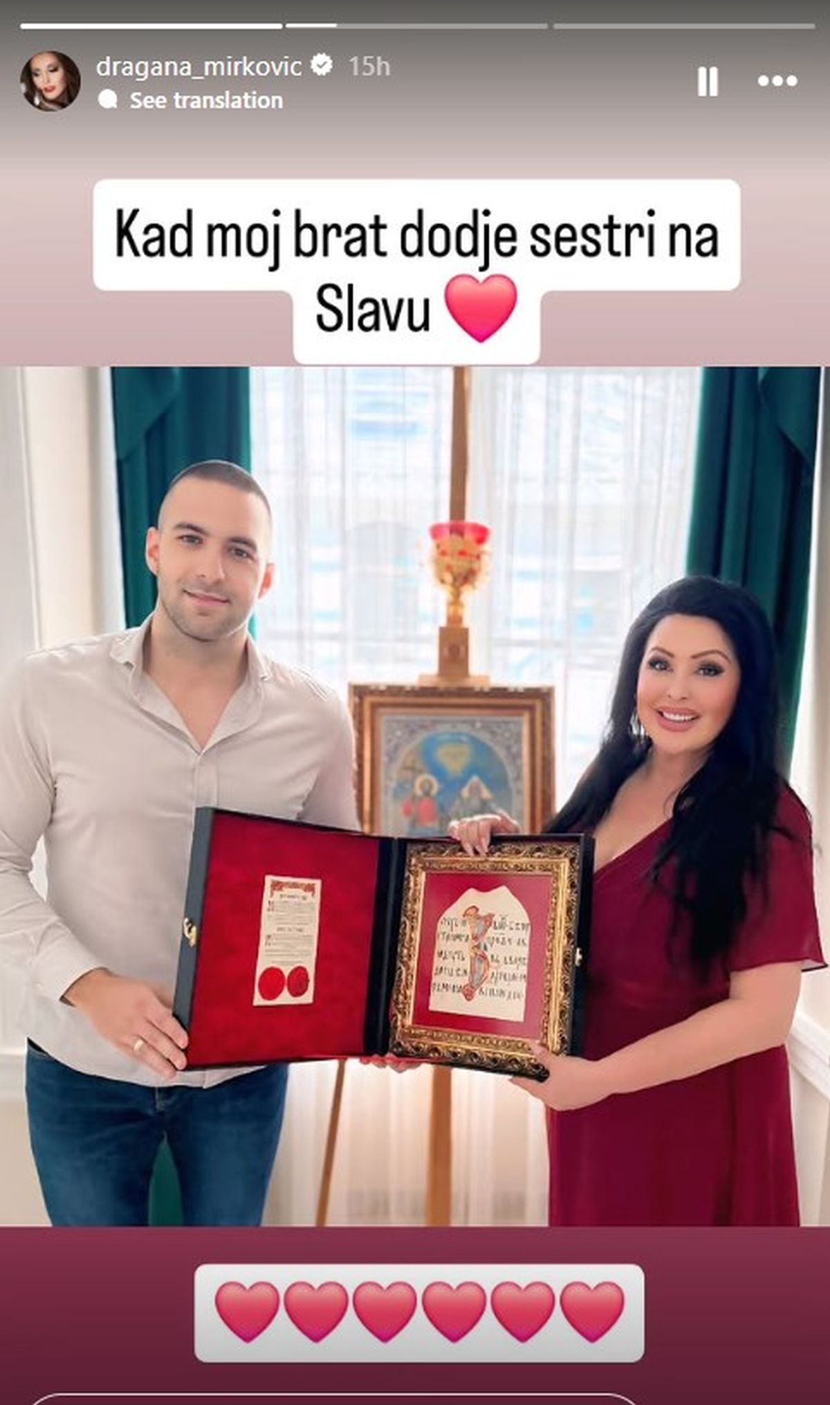 Dragana Mirković okupila porodicu, slavila slavu u dvorcu u Beču: Pokazala luksuz, pa se oglasila ćerka