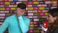 "Nisam želeo da dođem ovde, a morao sam": Arnautović izašao slomljen pred kamere posle dva gola