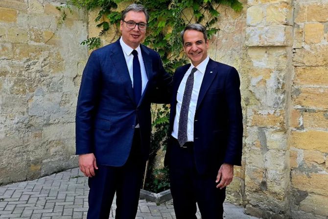 Aleksandar Vučić, Kirjakos Micotakis Aleksandar Vučić, Kirjakos Micotakis