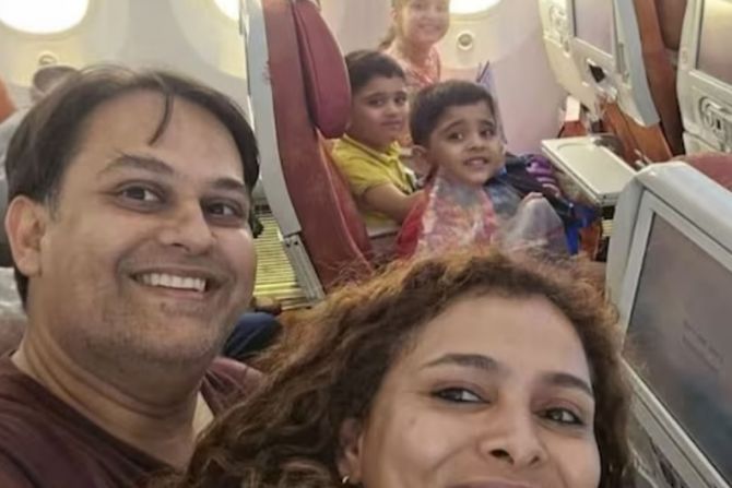 Indija avion nesreća udes porodica Pratik Joshi Komi Vyas Pradyut Nakul Miraya