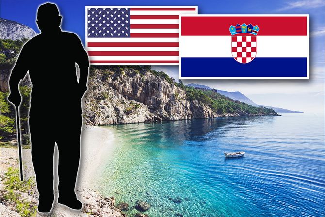 penzioner, amerika, hrvatska, dalmacija penzioner, amerika, hrvatska, dalmacija
