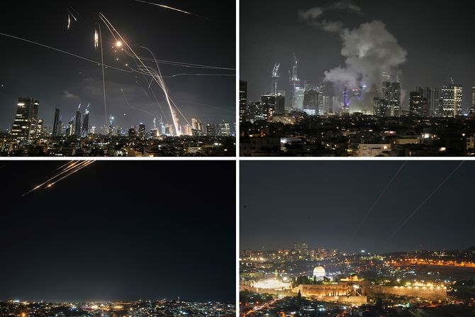 Iranski napad na Tel Aviv Iranski napad na Tel Aviv