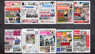 NASLOVNE STRANE SUTRAŠNJIH NOVINA: Prelistavanje štampe za subotu, 14. jun 2025. godine