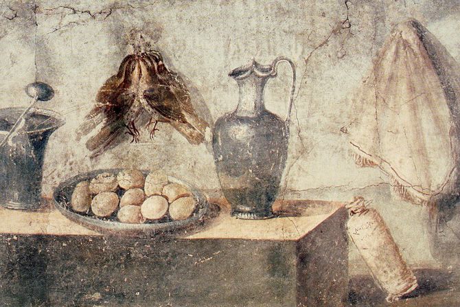 Pompeja, freska Pompeja, freska