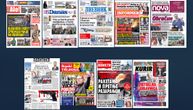 NASLOVNE STRANE DANAŠNJIH NOVINA: Prelistavanje štampe za nedelju, 15. jun 2025. godine
