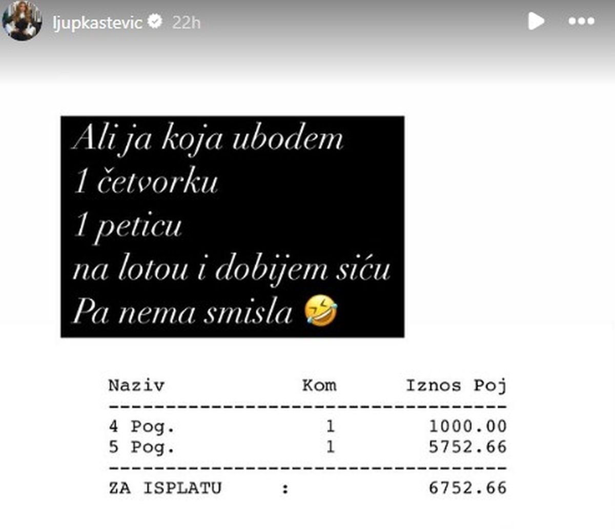 Ljupka Stević "ubola" dobitak na Lotou! Pevačica se šokirala iznosom, ovakvu nagradu nije očekivala