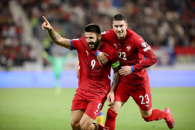 Aleksandar Mitrović, Dušan Vlahović Aleksandar Mitrović, Dušan Vlahović