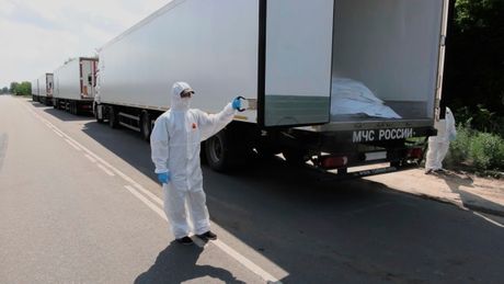 Ukrajina, tela poginulih