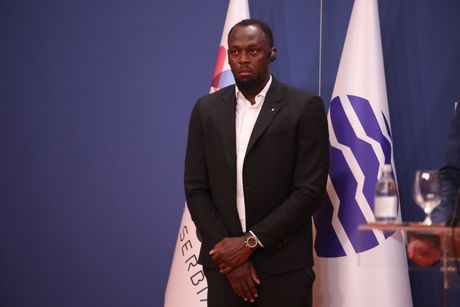 Usain Bolt i Aleksandar Vučić Usain Bolt i Aleksandar Vučić