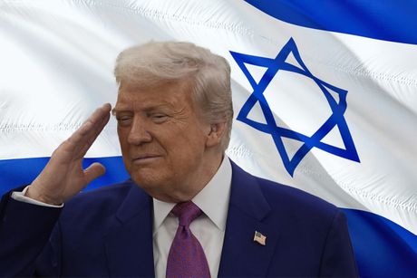 Donald Tramp, Izrael zastava Donald Tramp, Izrael zastava
