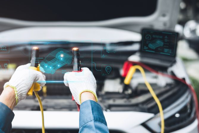 Popravka električnog automobila Popravka električnog automobila