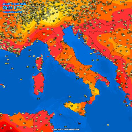Trenutne temperature vazduha Trenutne temperature vazduha