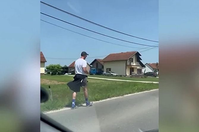 Mirko Vujinović vojnik koji korača pešači od Banjaluke do manastira Ostrog