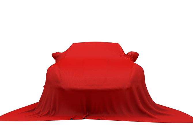 Automobil, prekriven, skriven Automobil, prekriven, skriven