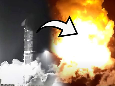 SpaceX Starship 36 Explodes Flight 10 Testing Starbase Spejsiks Staršip eksplozija