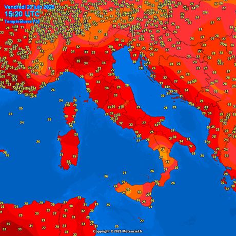 Trenutne temperature vazduha Trenutne temperature vazduha