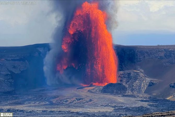 Kilauea, vulkan, Havaji Kilauea, vulkan, Havaji