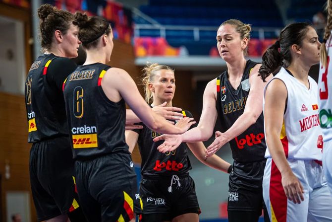 Ženska košarkaška reprezentacija Crne Gore, Ženska košarkaška reprezentacija Belgije Ženska košarkaška reprezentacija Crne Gore, Ženska košarkaška reprezentacija Belgije