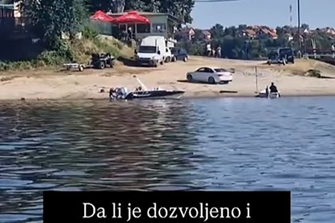 BAHATA VOŽNJA NA PLAŽI U BAČKOJ