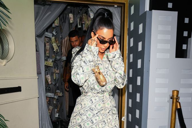 Kim Kardashian Money Dress Kim Kardashian Money Dress