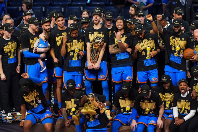 Oklahoma Siti Tander - NBA šampion 2025.