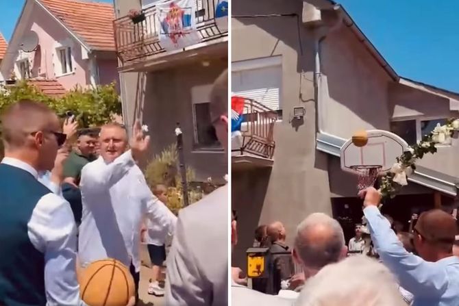 GAĐANJE KOŠA UMESTO JABUKE, SVADBA