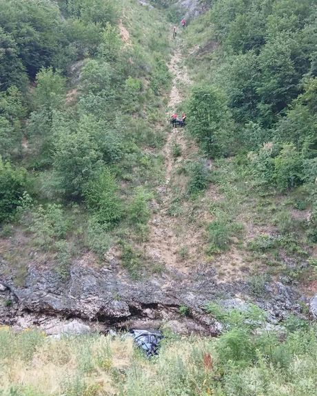 Saobraćajna nesreća kanjon reke Miljacke