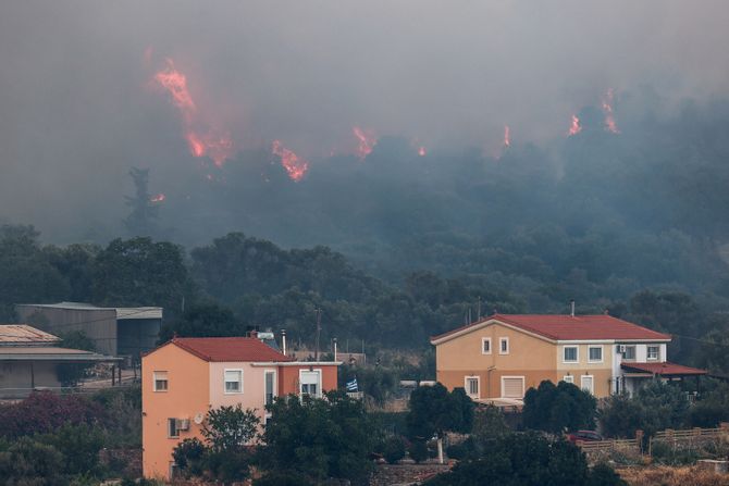 Grčka požari, ostrvo Hios Grčka požari, ostrvo Hios