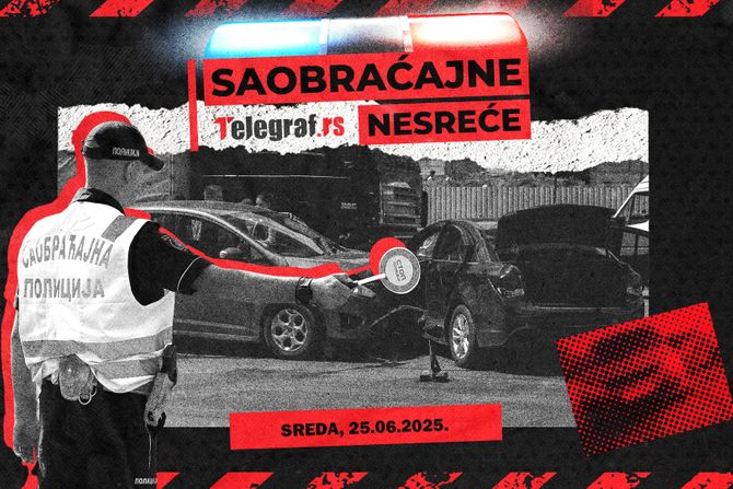 Saobraćajne nesreće za sreda .25.jun 2025. Saobraćajne nesreće za sreda .25.jun 2025.