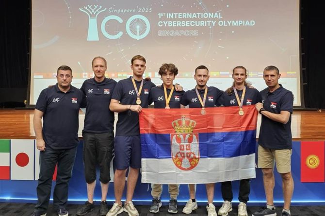 Društvo matematičara Srbije, medalje sajber bezbednost, Singapur
