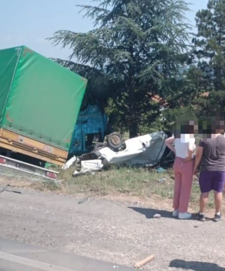 Saobraćajka Stepojevac, kamion, auto