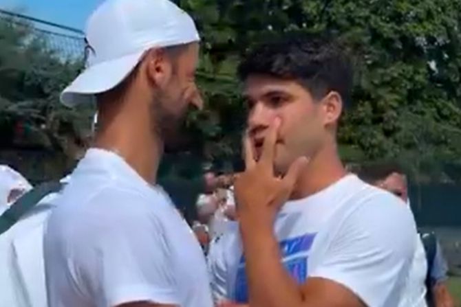 Novak Đoković i Karlos Alkaraz