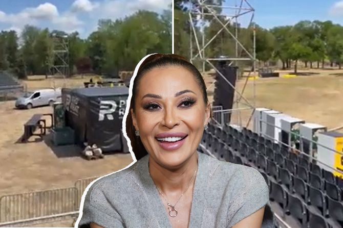 Ceca Raznatovic pripreme za koncert