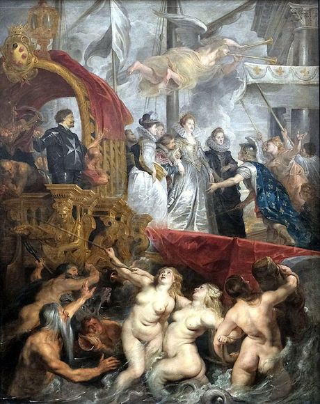Rubens, Iskrcavanje Marije Mediči u Marseju