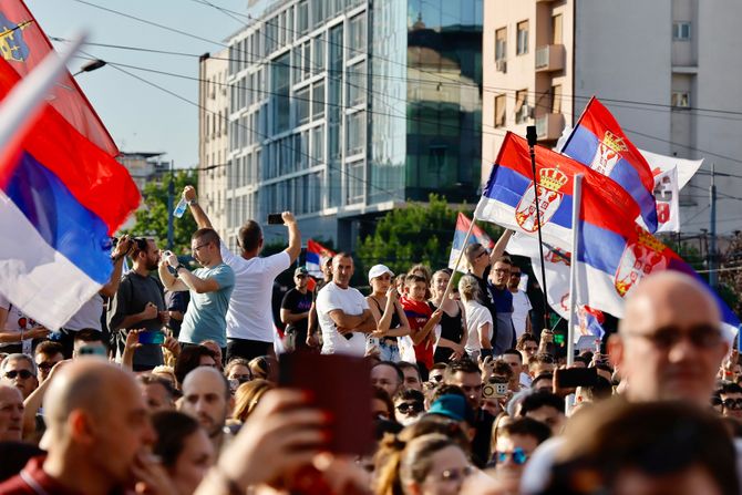 Beograd protest Slavija Beograd protest Slavija
