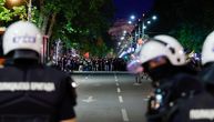 Protest ispred Policijske uprave Beograd na Bulevaru despota Stefana