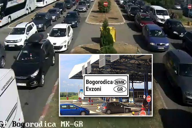 granica, granicni prelaz, bogorodica, severna makedonija, grcka, evzoni