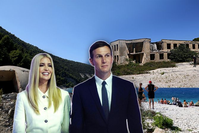 ivanka tramp, albanija, sazan ivanka tramp, albanija, sazan