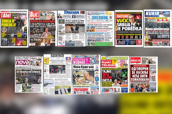 Prelistavanje, Naslovne strane Prelistavanje, Naslovne strane