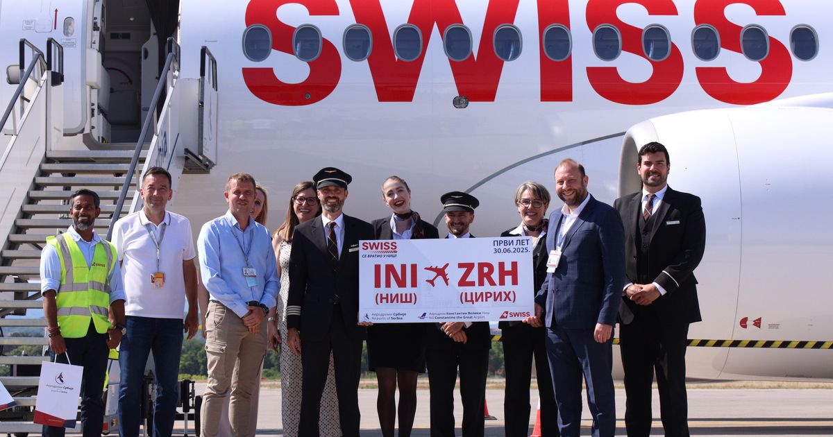 SWISS ponovo uspostavio liniju Cirih - Niš: Dva leta nedeljno do kraja avgusta