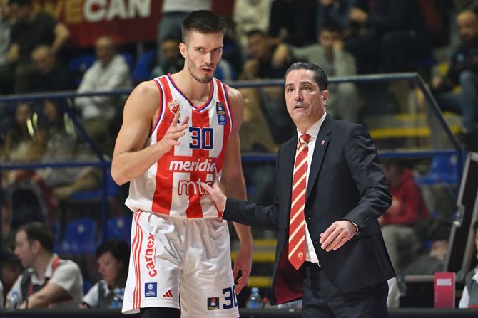 Janis Sferoplulos, Filip Petrušev, KK Crvena zvezda Janis Sferoplulos, Filip Petrušev, KK Crvena zvezda