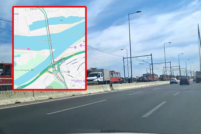 Tramvaj most na Adi