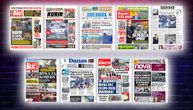 NASLOVNE STRANE SUTRAŠNJIH NOVINA: Prelistavanje štampe za sredu, 2. jul 2025. godine