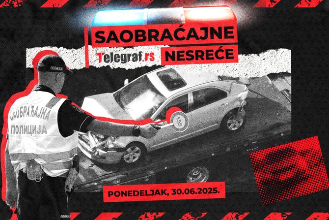 Saobraćajne nesreće za 30. jun Saobraćajne nesreće za 30. jun