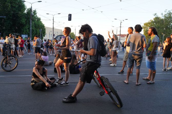 Beograd demonstracije protest studenti blokada blokade