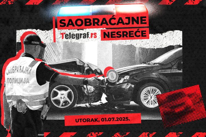 Saobraćajne nesreće za 01 jul
